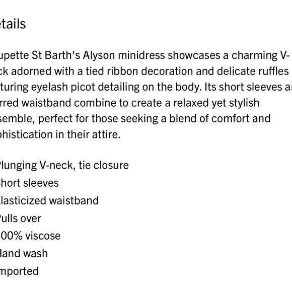 NWT Poupette St Barth Silk Alyson Floral Mini Dress Sz XS - Picture 10 of 14